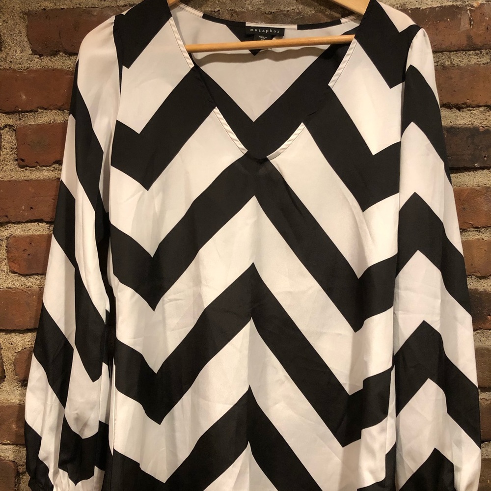 Women’s Black And White Tunic